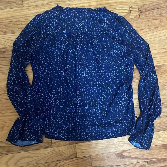 Blue Parker Floral Blouse - Picture 5 of 5